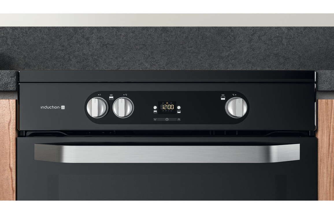 Hotpoint HDM67I9H2CB/U Induction Electric Cooker - Black - Image 5