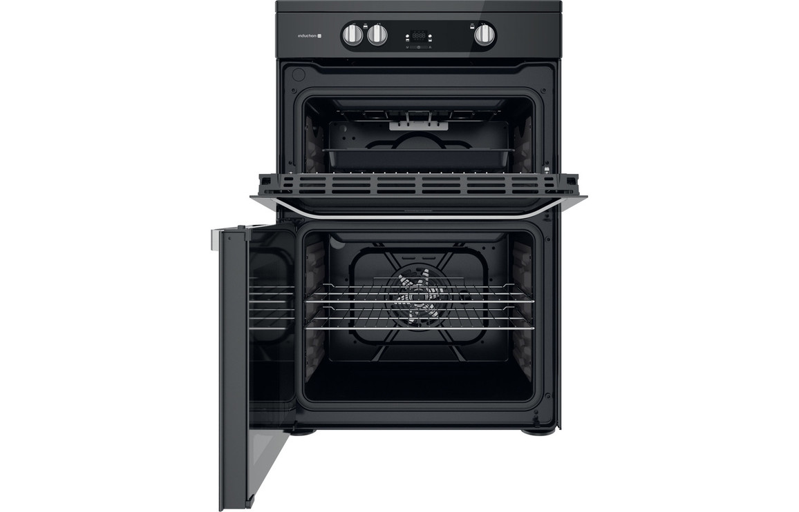 Hotpoint HDM67I9H2CB/U Induction Electric Cooker - Black - Image 2