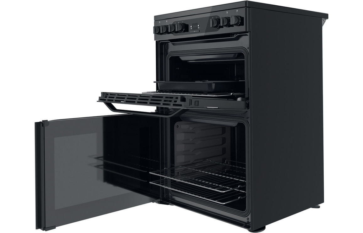 Hotpoint HDM67V92HCB/UK Electric Cooker - Black - Image 2