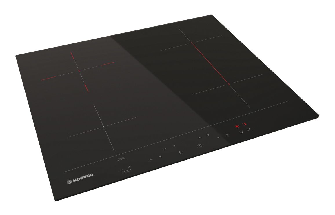 Hoover H300 HH64DBB3P 60cm Ceramic Hob - Black Glass - Image 2