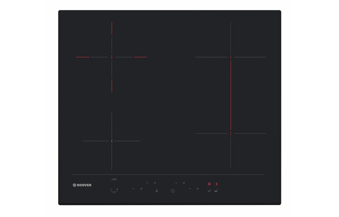 Hoover H300 HH64DBB3P 60cm Ceramic Hob - Black Glass