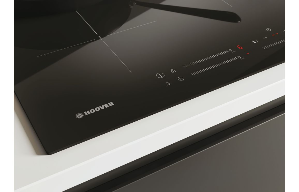 Hoover H500 HIFS85MCTT/1 75cm Induction Hob - Black Glass - Image 2