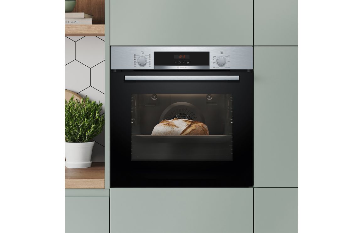 Bosch Black Stainless Steel Pyrolytic Steam Oven Series 4 HQA574BS3B - Image 7