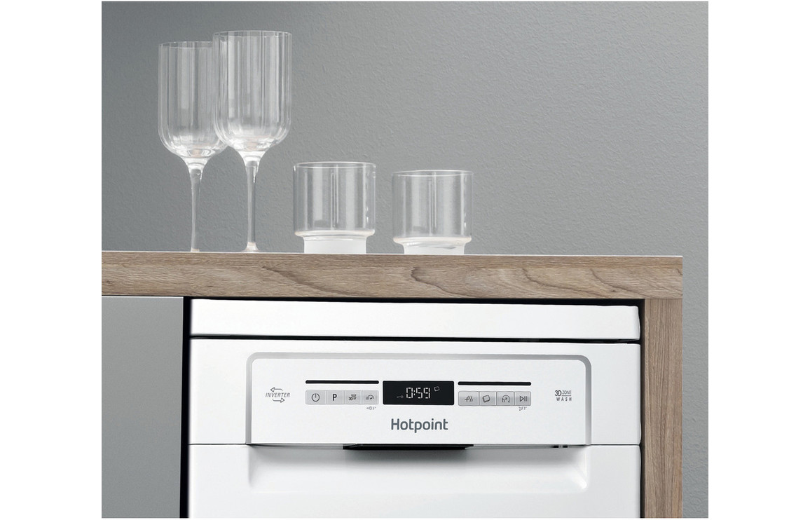 Hotpoint HSFO 3T223 W X UK N F/S Slimline 10 Place Dishwasher - St/Steel - Image 3