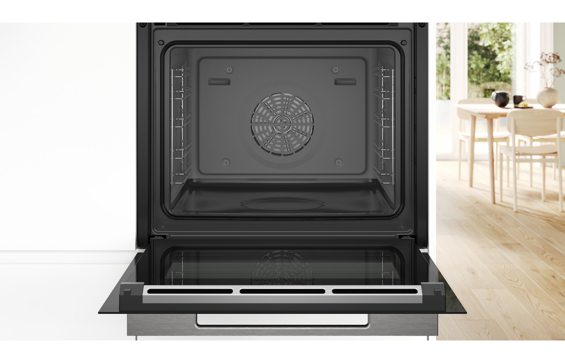 Bosch Series 8 HSG7584B1 Single Electric Oven w/Steam - Black - Image 4