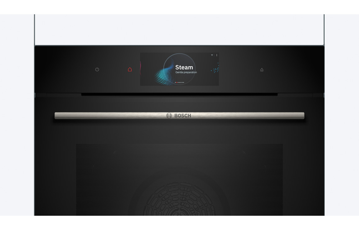 Bosch Series 8 HSG7584B1 Single Electric Oven w/Steam - Black - Image 2