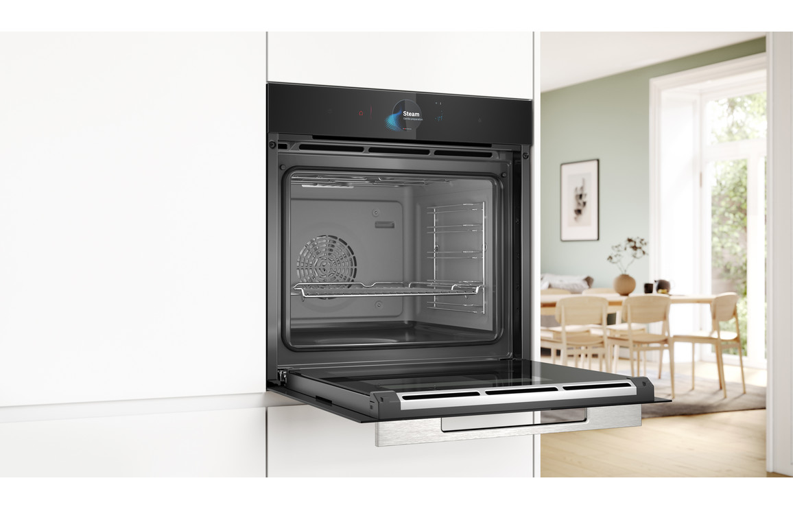 Bosch Series 8 HSG7584B1 Single Electric Oven w/Steam - Black - Image 6