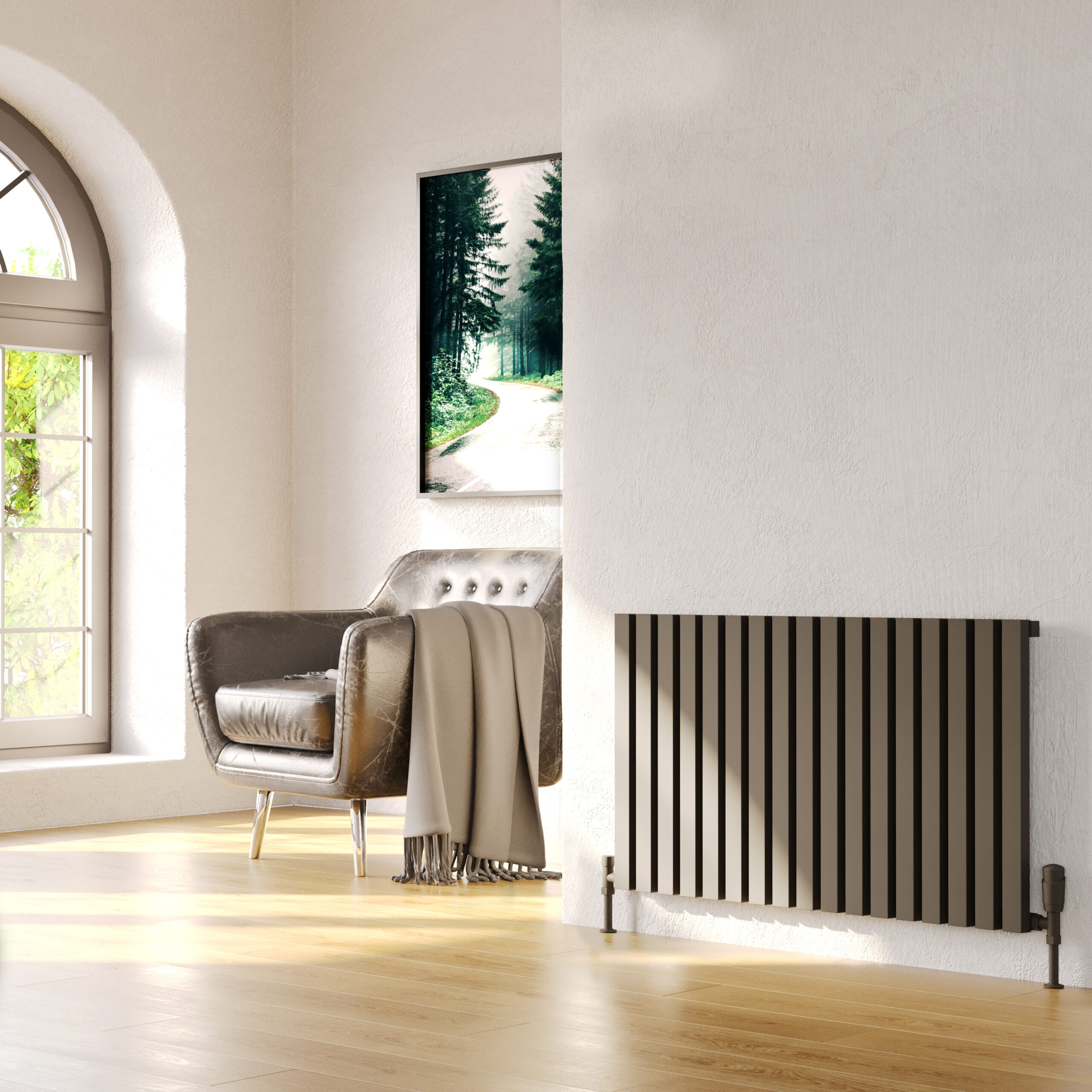 Hamilton Single 575x817mm Grey - Image 2