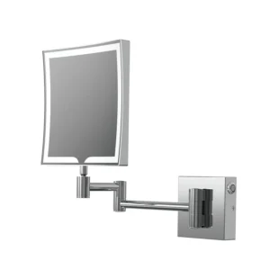 Hoshi Square LED Cosmetic Mirror - Chrome