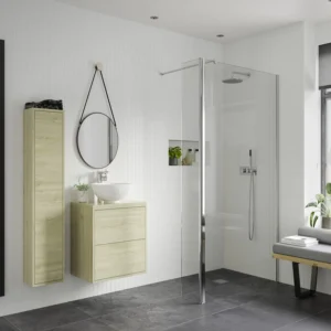 Iconix Optional 330mm Rotatable Wetroom Panel (Retrofit) - Chrome