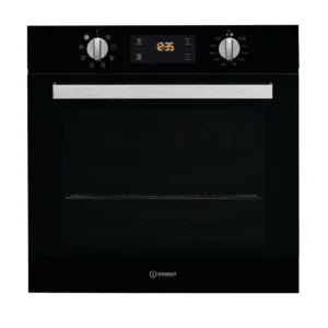 Indesit Black Single Electric Oven IFW 6340 BL UK