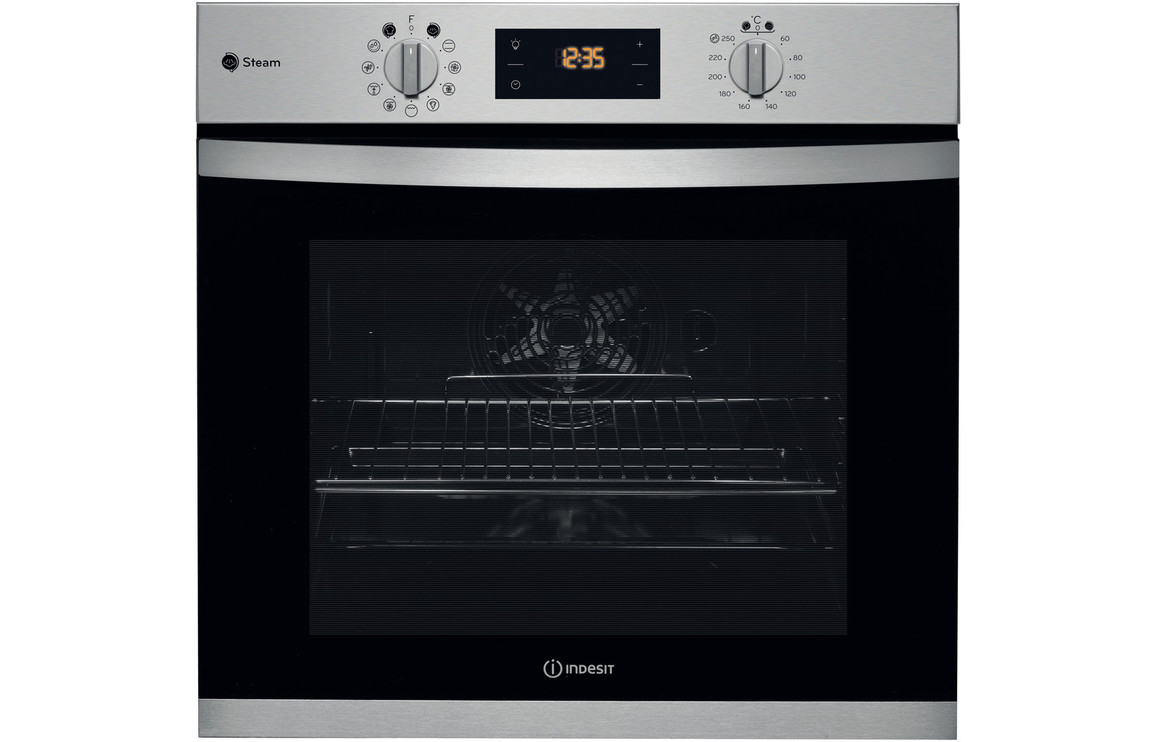 Indesit KFWS 3844 H IX UK Single Electric Oven - St/Steel