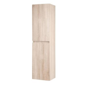 Kore Wall Hung Tall Unit Oak