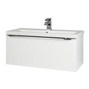 Kore Wall Hung 800mm Drawer Unit Gloss White