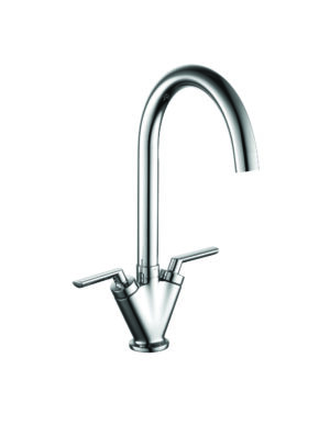Mono Sink Mixer Chrome Brass Gloss