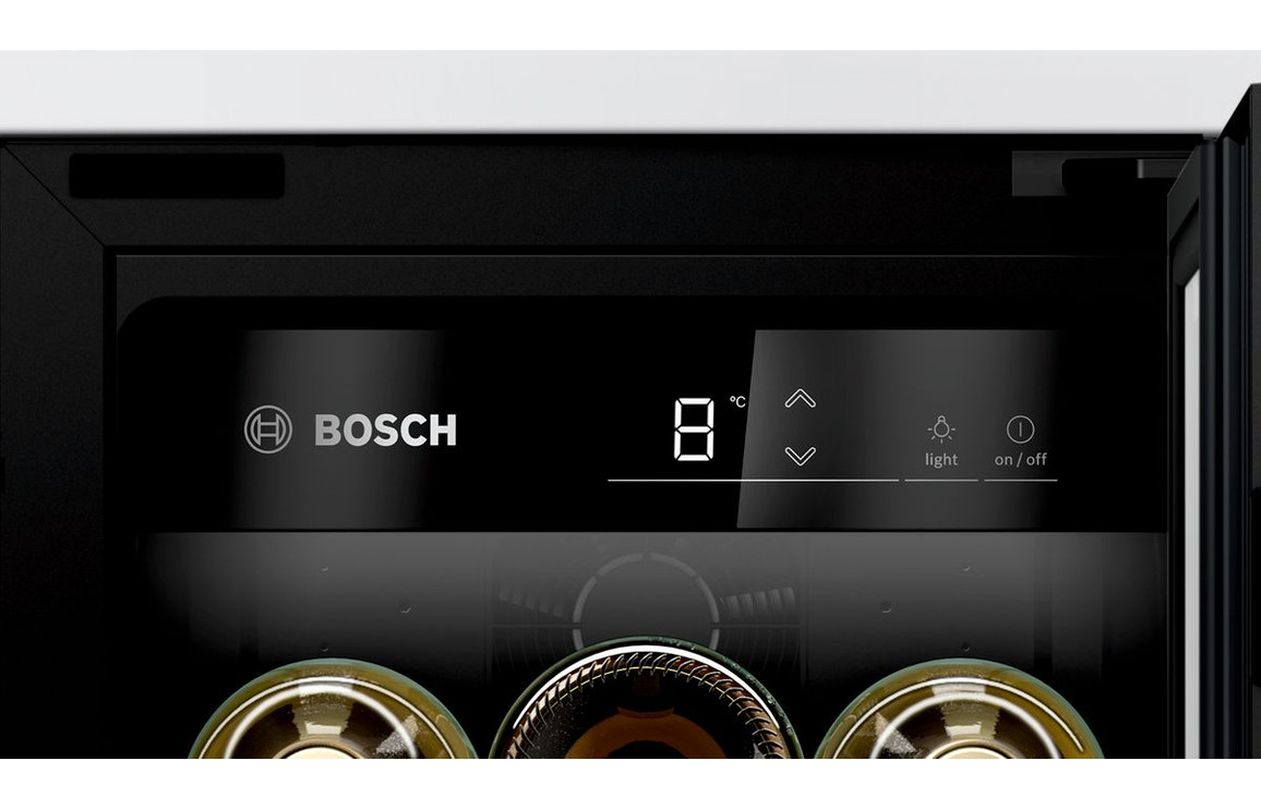 Bosch Series 6 KUW20VHF0G B/I Under Counter 30cm Wine Cooler - Black - Image 2