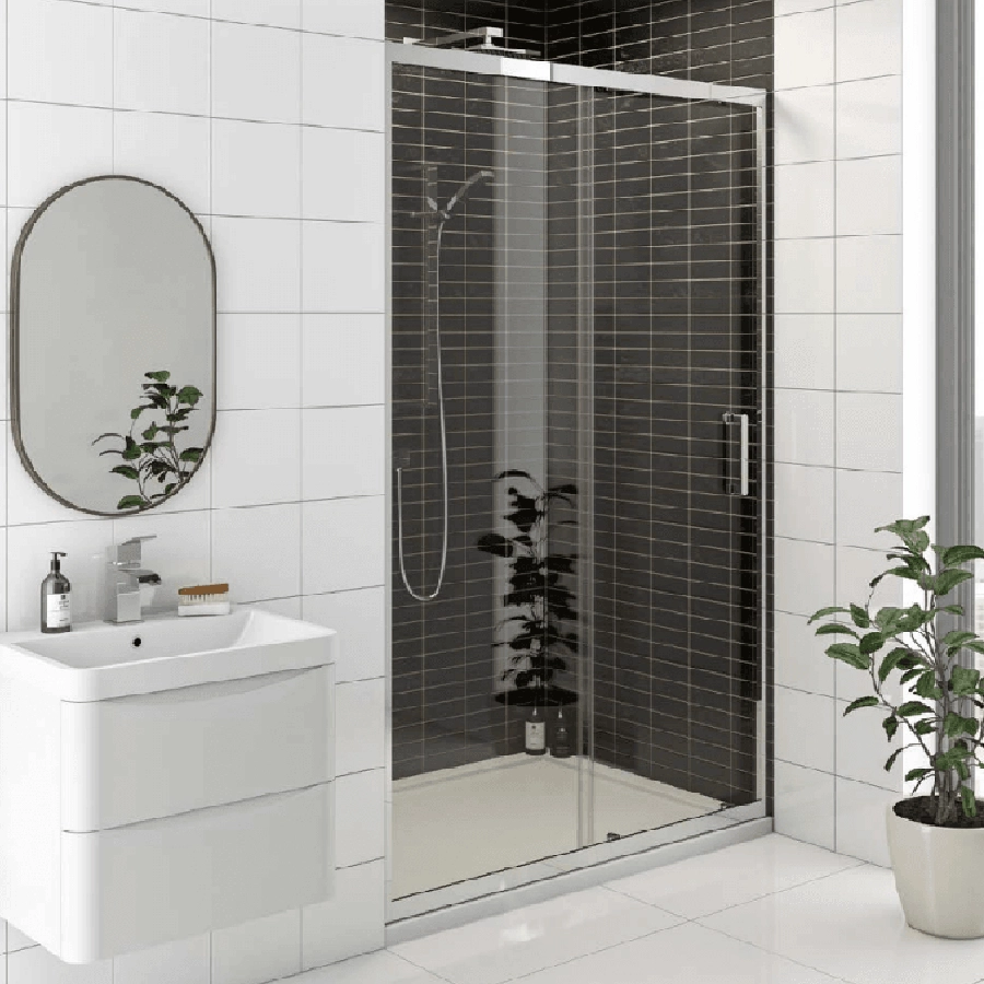 KV8 Sliding Shower Door 1200mm