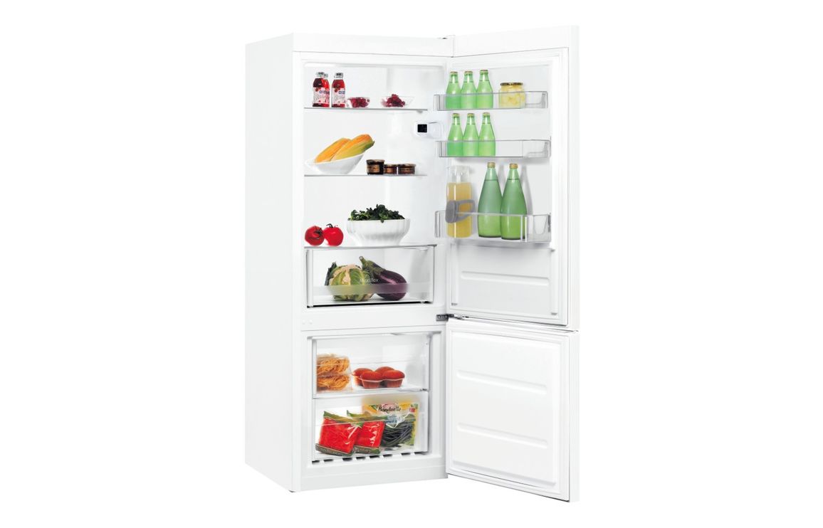 Indesit LI6 S2E W UK F/S Low Frost 70/30 Fridge Freezer - White - Image 2