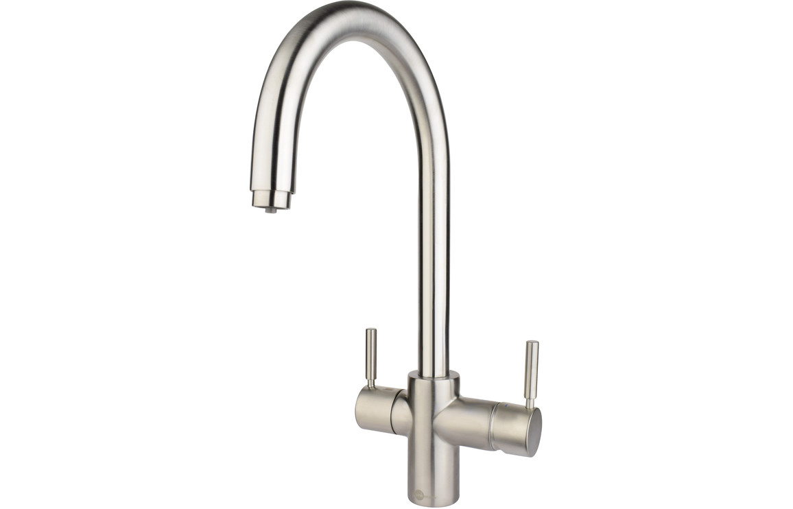InSinkErator 3N1 J Shape Tap Neo Tank & Filter Pack - Brushed Steel - Image 2