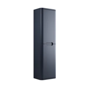 Lambra 350mm 2 Door Wall Hung Tall Unit - Matt Indigo