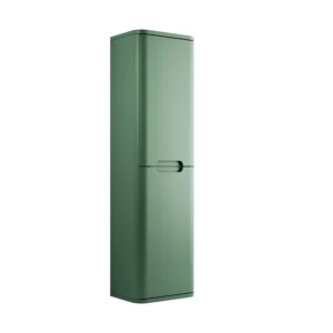 Lambra 350mm 2 Door Wall Hung Tall Unit - Matt Sage Green