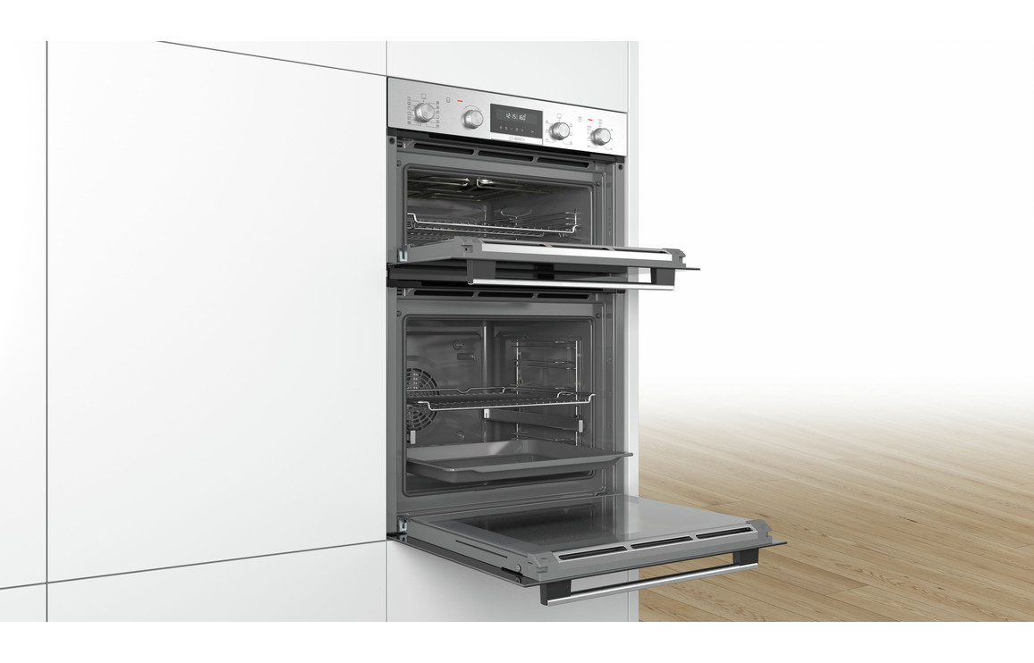 Bosch Series 6 MBA5785S6B Double Pyrolytic Oven - St/Steel - Image 4