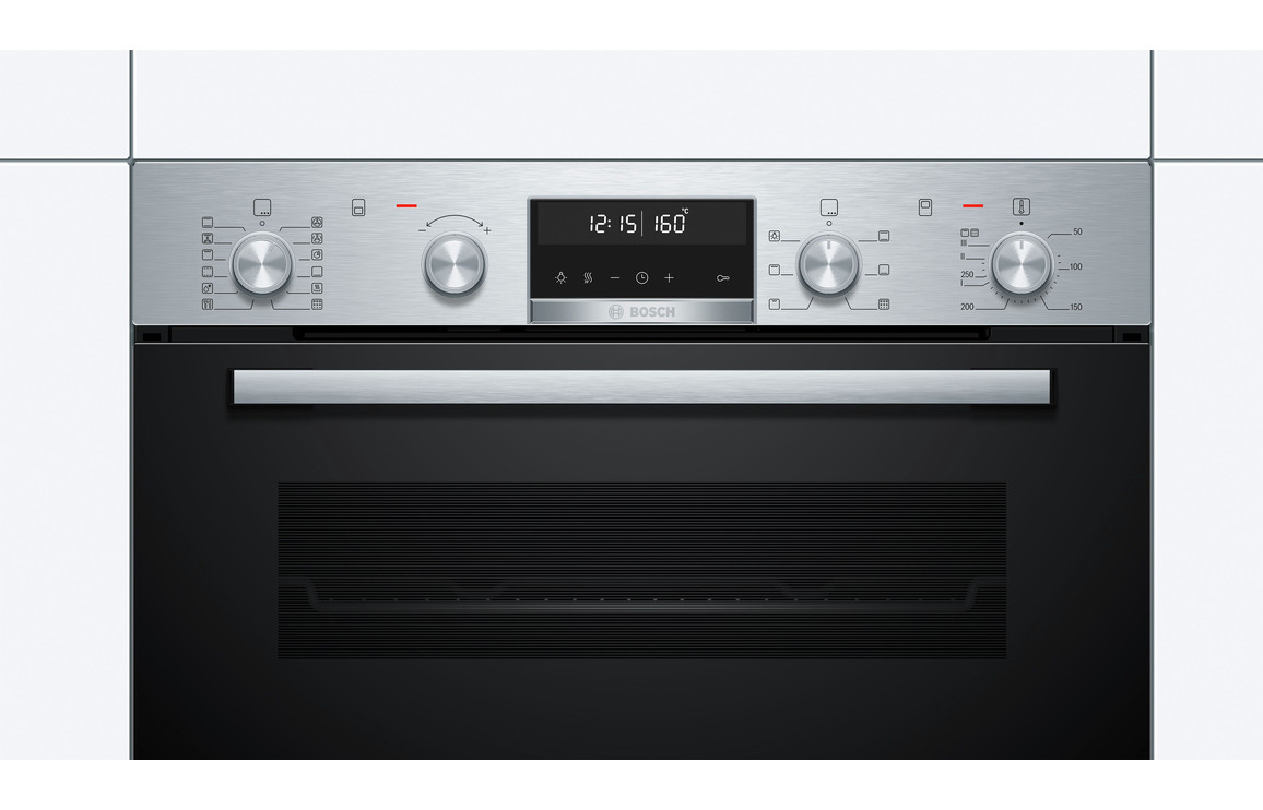 Bosch Series 6 MBA5785S6B Double Pyrolytic Oven - St/Steel - Image 2