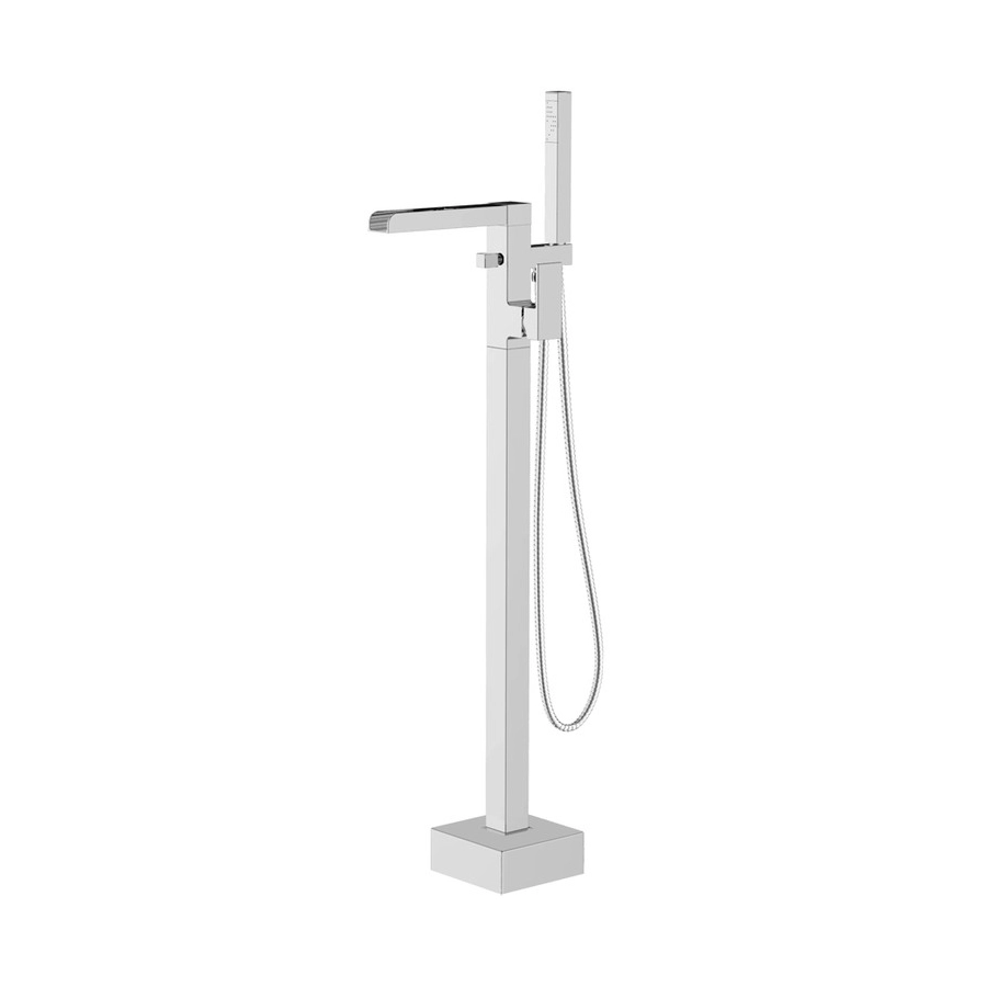 Marne Floor Standing Bath-Shower Mixer - Chrome