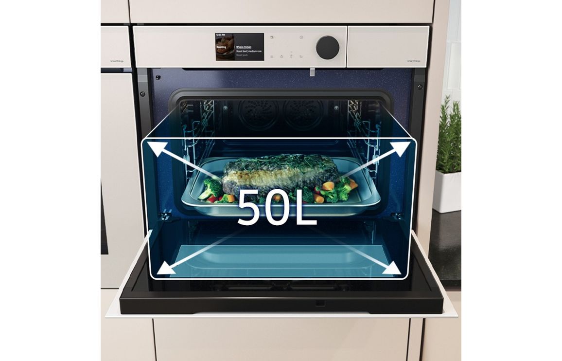 Samsung Bespoke Series 7 NQ5B7993AAA/U4 Compact Steam Combination Oven - Satin Beige - Image 13