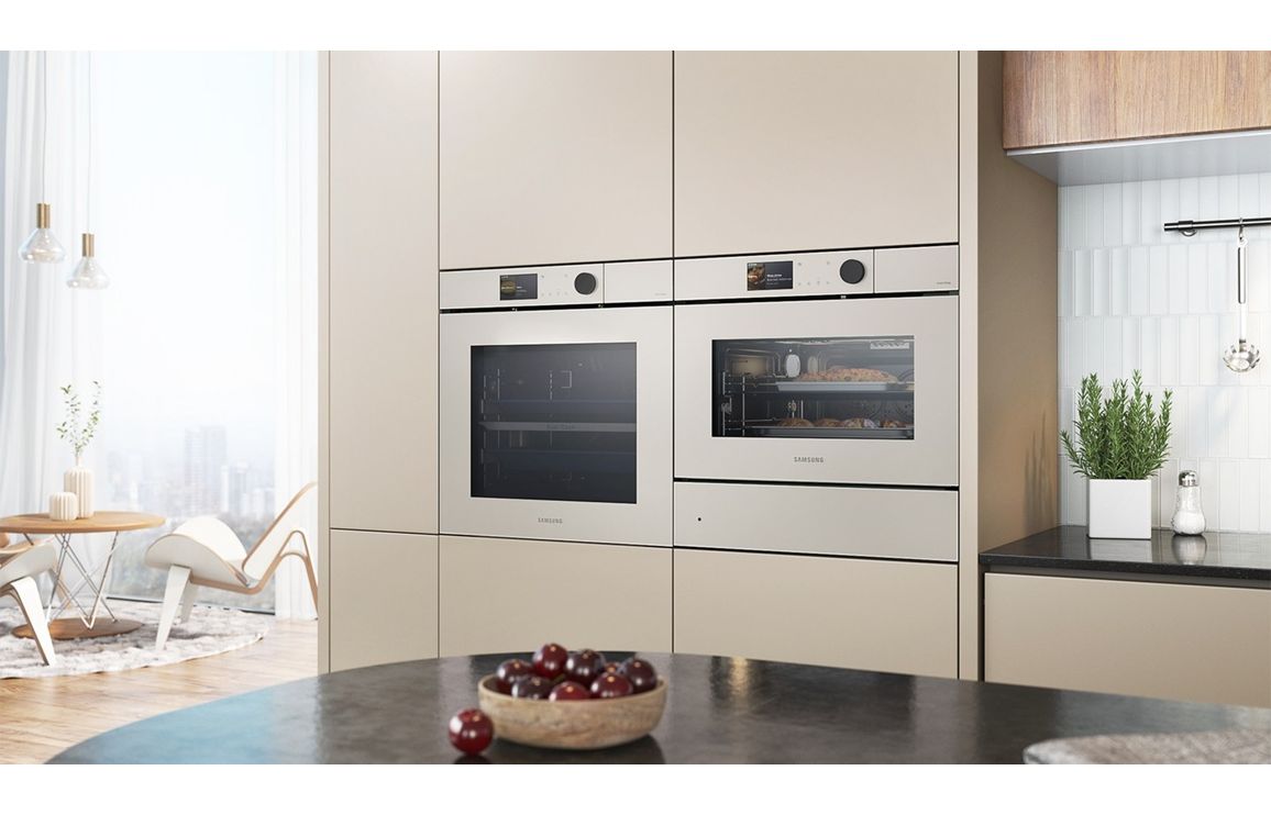 Samsung Bespoke Series 7 NQ5B7993AAA/U4 Compact Steam Combination Oven - Satin Beige - Image 6
