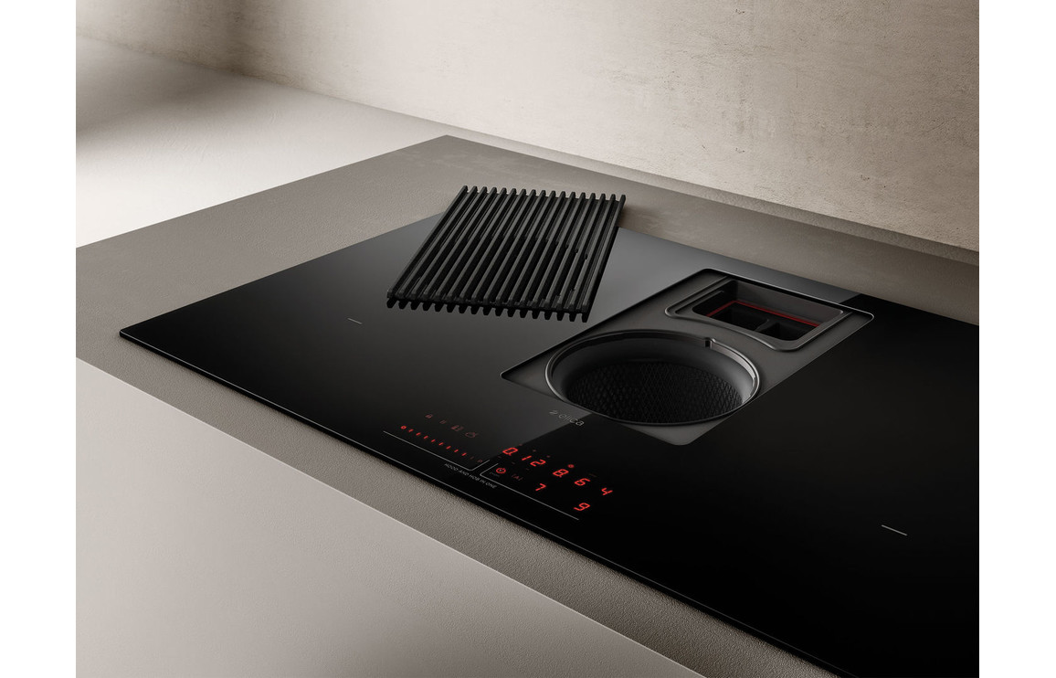 Elica NikolaTesla Prime 85cm Venting Induction Hob (Ducting) - Black - Image 3