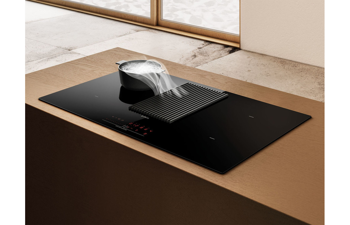 Elica NikolaTesla Prime 85cm Venting Induction Hob (Ducting) - Black - Image 5