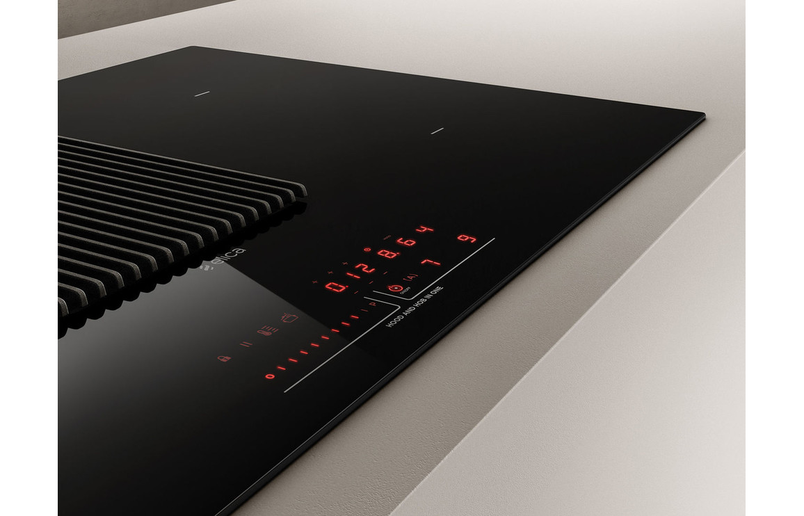 Elica NikolaTesla Prime 85cm Venting Induction Hob (Ducting) - Black - Image 2