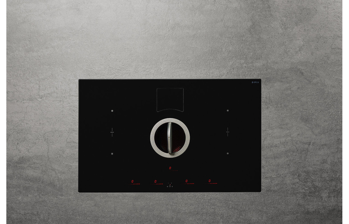 Elica NikolaTesla Switch 85cm Venting Induction Hob (Recirculating) - Black - Image 2
