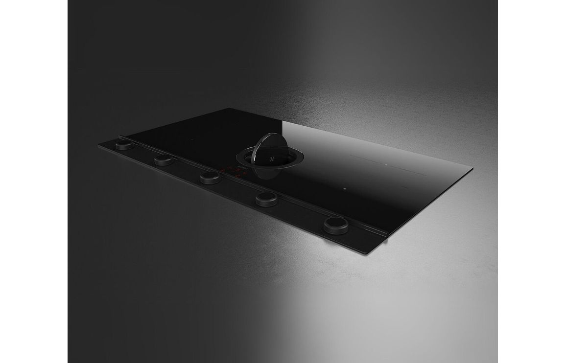 Elica NikolaTesla Unplugged 90cm Venting Induction Hob (Ducting) - Black - Image 2