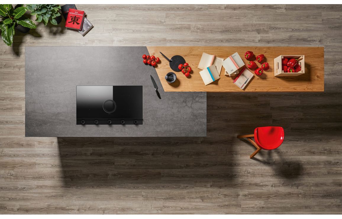 Elica NikolaTesla Unplugged 90cm Venting Induction Hob (Ducting) - Black - Image 6
