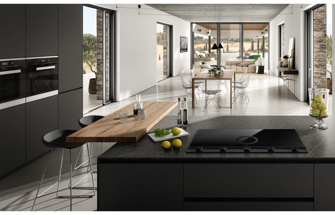 Elica NikolaTesla Unplugged 90cm Venting Induction Hob (Ducting) - Black - Image 7