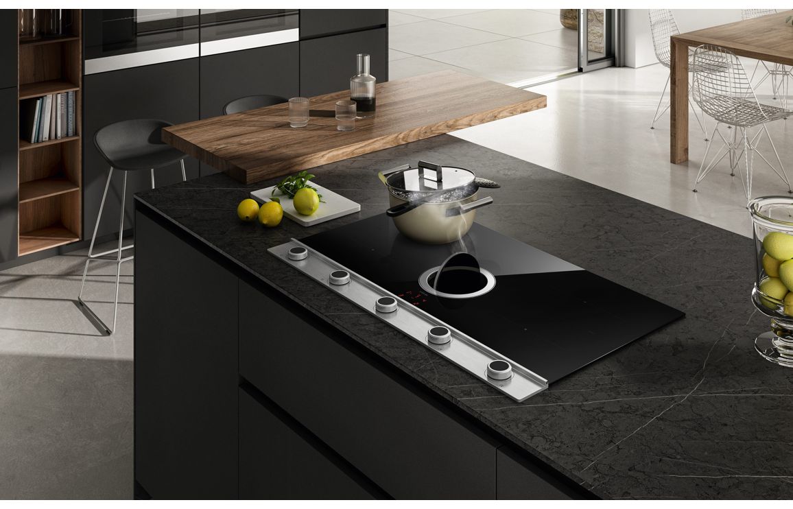 Elica NikolaTesla Unplugged 90cm Venting Induction Hob (Recirculating) - St/Steel - Image 5