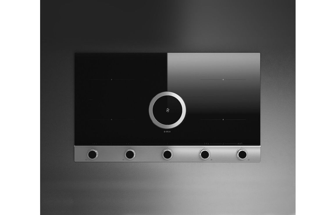 Elica NikolaTesla Unplugged 90cm Venting Induction Hob (Recirculating) - St/Steel