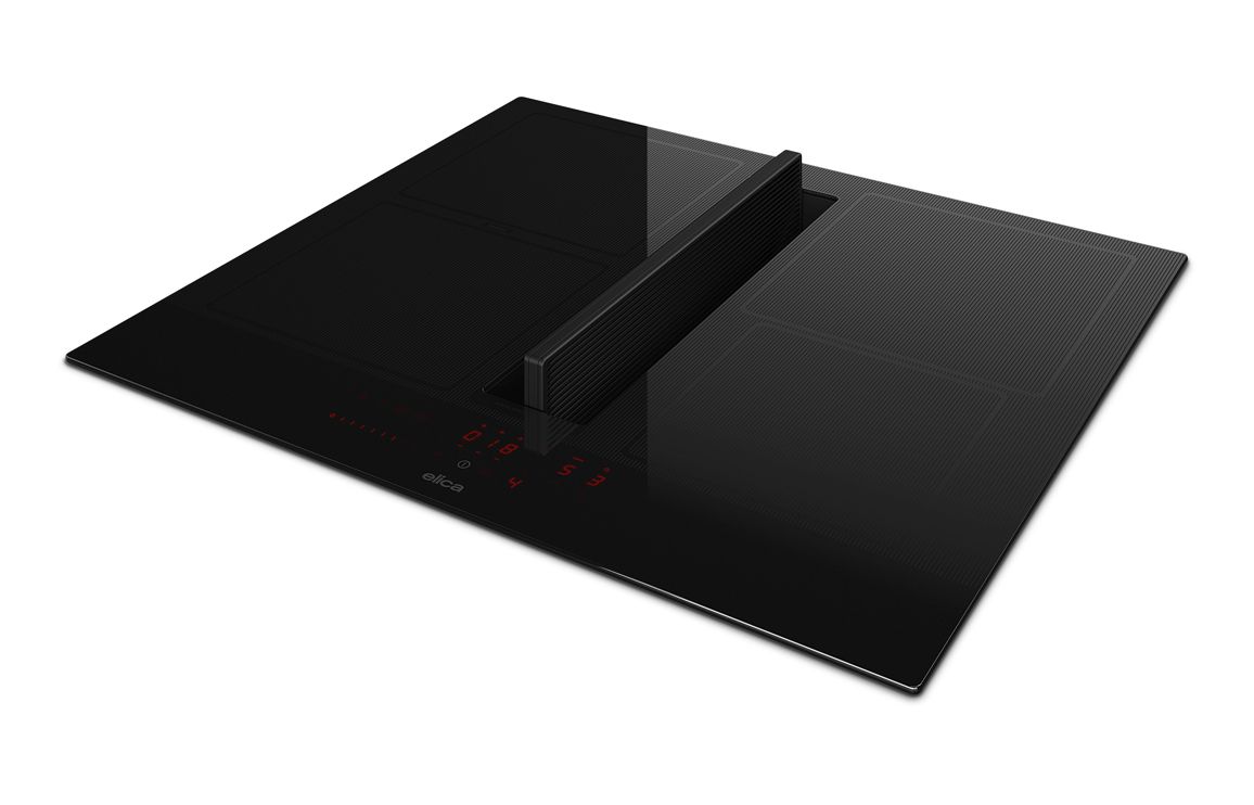 Elica NikolaTesla Velvet 60cm Venting Induction Hob - Black - Image 2