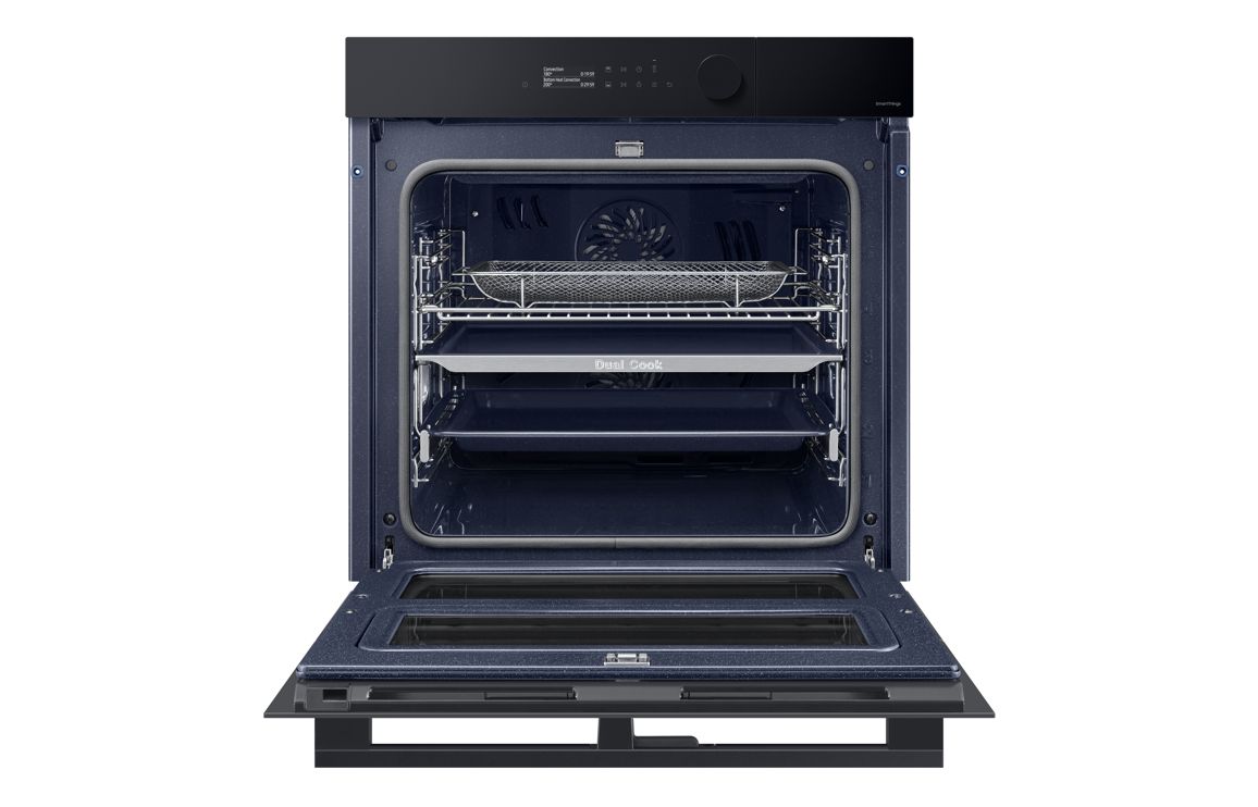 Samsung Bespoke Series 5 NV7B5775XAK/U4 Oven with Dual Cook Flex - Black Glass - Image 2