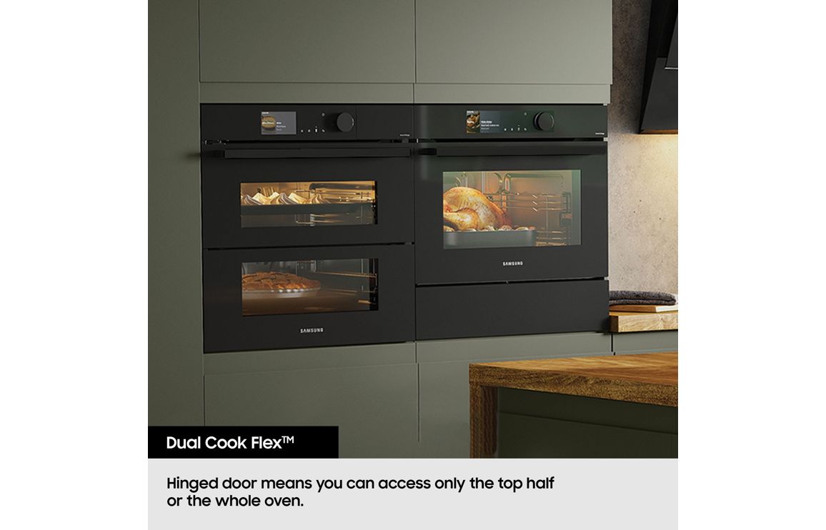 Samsung Bespoke Series 5 NV7B5775XAK/U4 Oven with Dual Cook Flex - Black Glass - Image 12