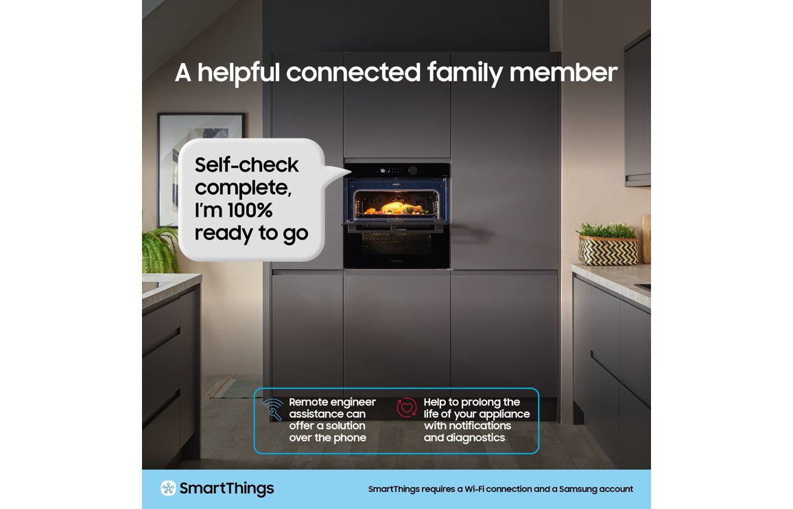 Samsung Bespoke Series 5 NV7B5775XAK/U4 Oven with Dual Cook Flex - Black Glass - Image 13