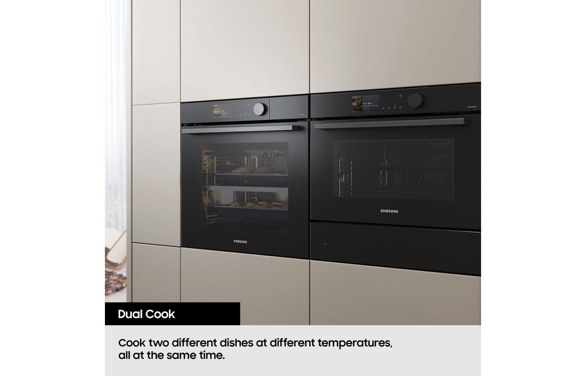 Samsung Bespoke Dual Oven Series 6 NV7B6675CAN/U4 - Clean Navy - Image 8