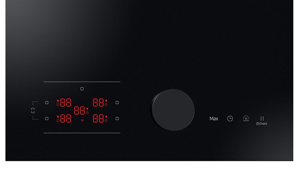 Samsung Series 6 NZ85C6058FK/U1 80cm Slim Induction Hob w/Flex Zone Plus - Black - Image 6