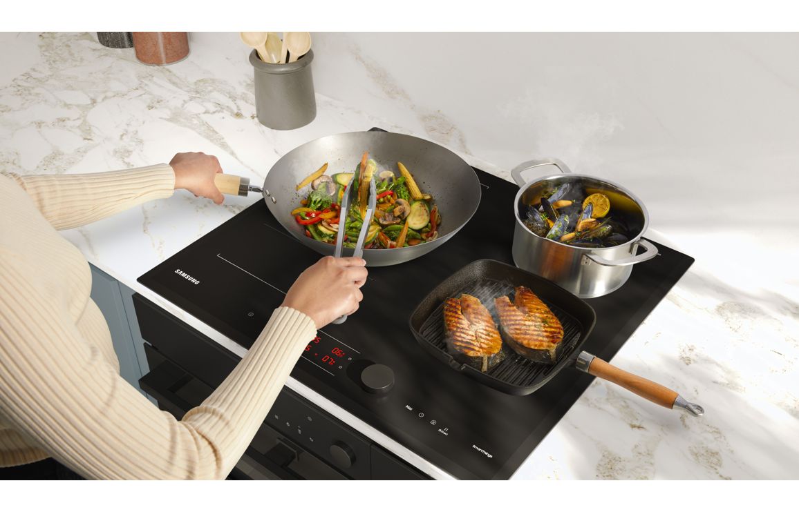 Samsung Series 6 NZ85C6058FK/U1 80cm Slim Induction Hob w/Flex Zone Plus - Black - Image 7