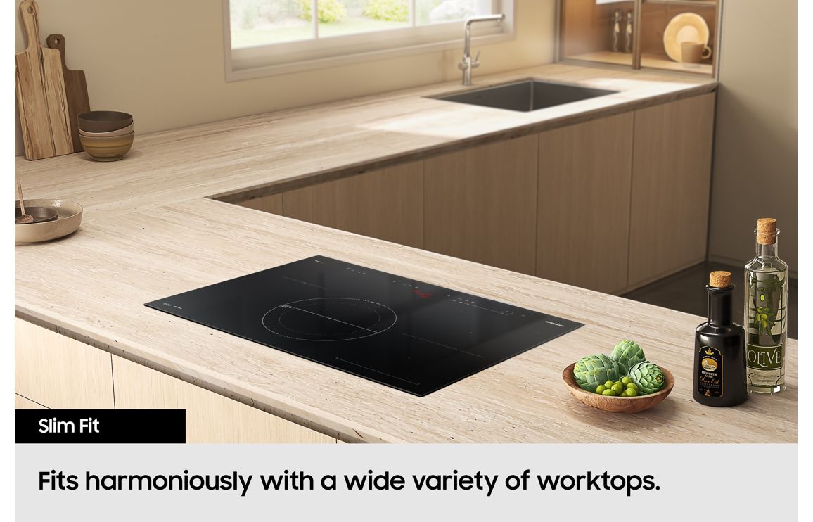Samsung Series 6 NZ85C6058FK/U1 80cm Slim Induction Hob w/Flex Zone Plus - Black - Image 10