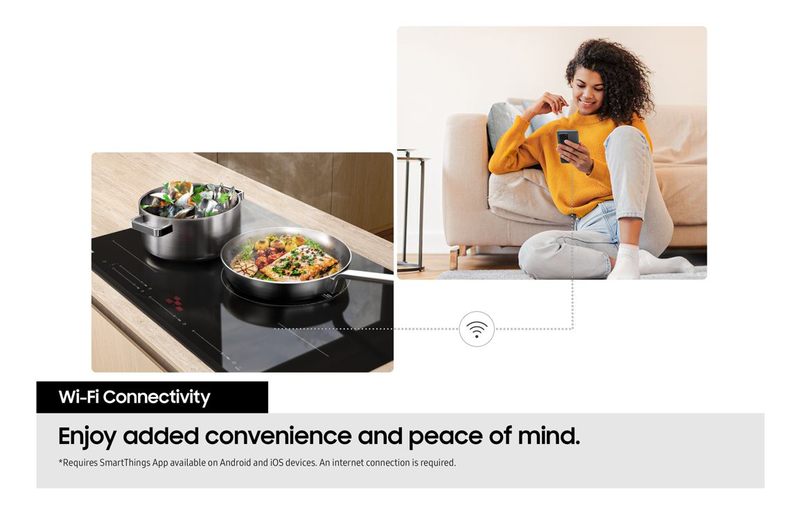 Samsung Series 6 NZ85C6058FK/U1 80cm Slim Induction Hob w/Flex Zone Plus - Black - Image 11