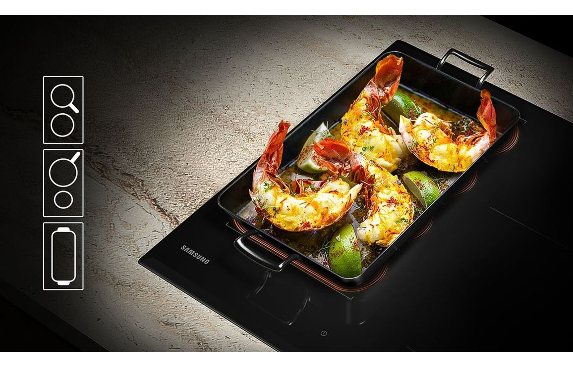 Samsung Series 6 NZ85C6058FK/U1 80cm Slim Induction Hob w/Flex Zone Plus - Black - Image 12