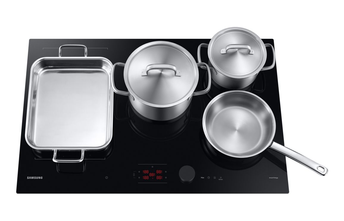Samsung Series 6 NZ85C6058FK/U1 80cm Slim Induction Hob w/Flex Zone Plus - Black - Image 5